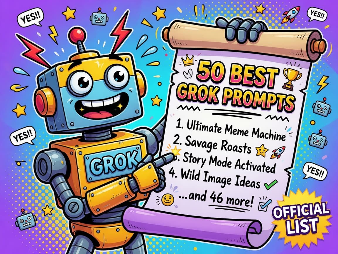 50 Best Grok Prompts