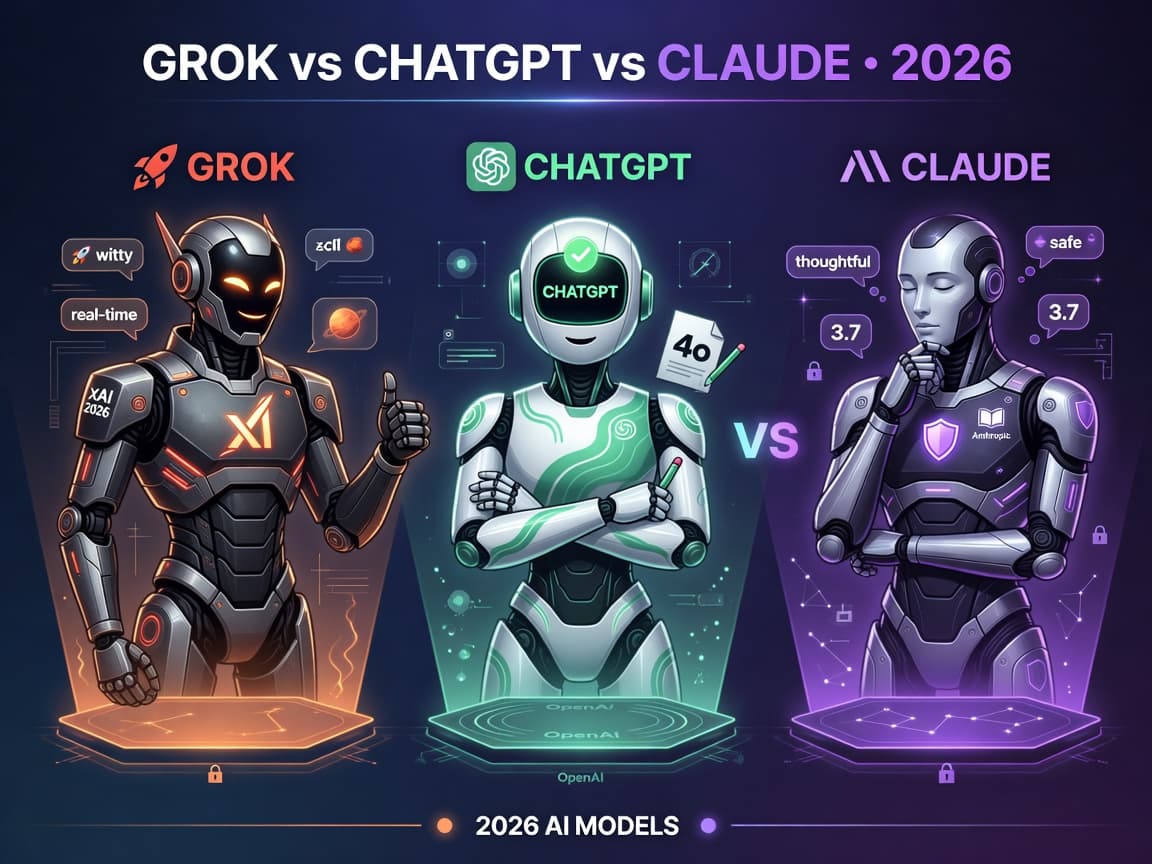 Grok vs ChatGPT vs Claude