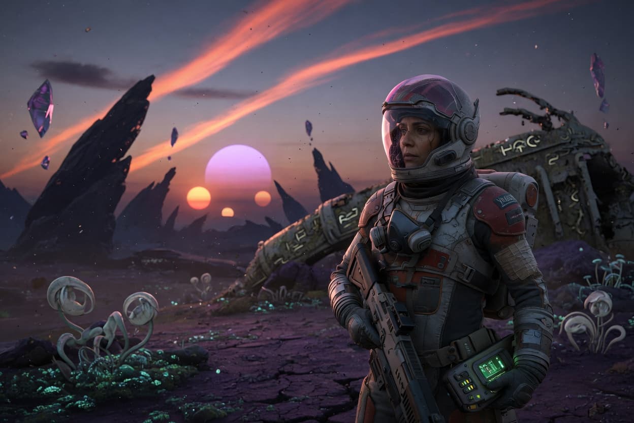 Dynamic artistic image example from Grok prompts